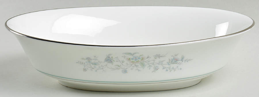 Spring 10" Oval Vegetable Bowl by Oxford (Div of Lenox)-1