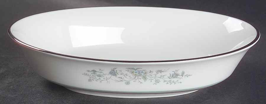 Spring 8" Oval Vegetable Bowl by Oxford (Div of Lenox)-1