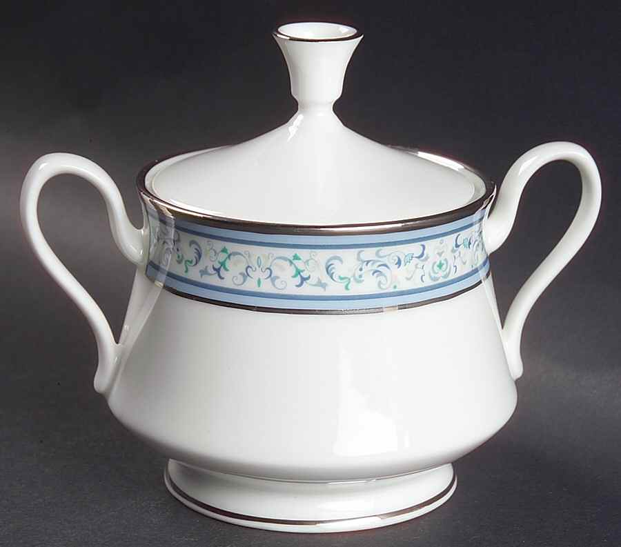 Summerfield Sugar Bowl & Lid by Oxford (Div of Lenox)-1