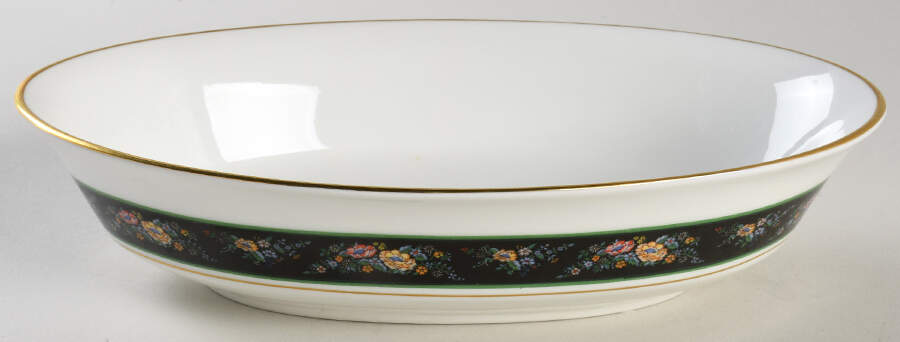 Sutton Place 8" Oval Vegetable Bowl by Oxford (Div of Lenox)-1