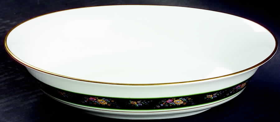 Sutton Place 10" Oval Vegetable Bowl by Oxford (Div of Lenox)-1