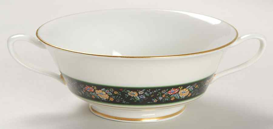 Sutton Place Footed Cream Soup Bowl by Oxford (Div of Lenox)-1