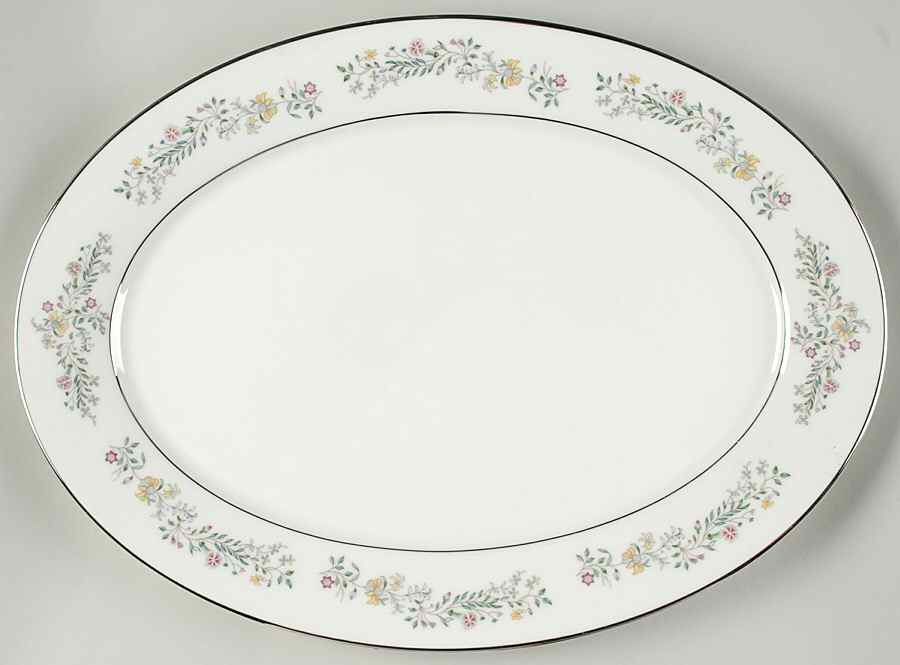 Tenderly 16" Oval Serving Platter by Oxford (Div of Lenox)-1