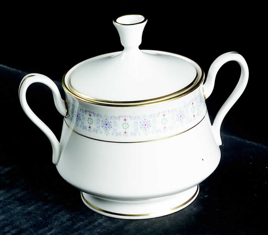 Tivoli Sugar Bowl & Lid by Oxford (Div of Lenox)-1