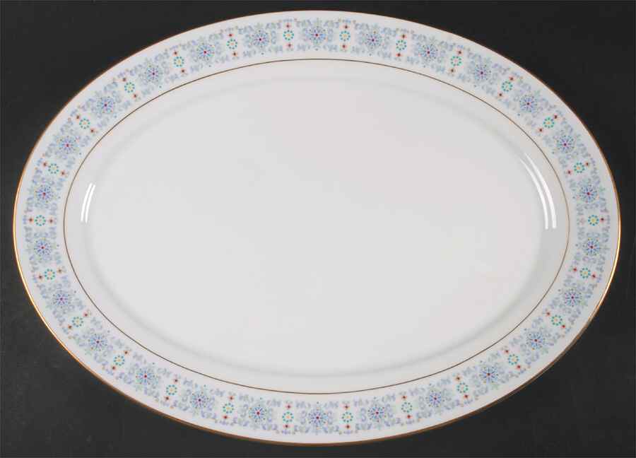 Tivoli 16" Oval Serving Platter by Oxford (Div of Lenox)-1