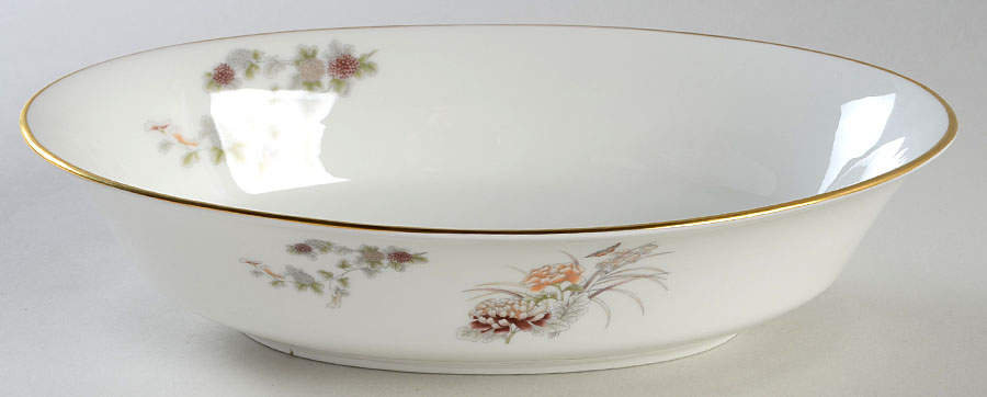 Tranquility 10" Oval Vegetable Bowl by Oxford (Div of Lenox)-1