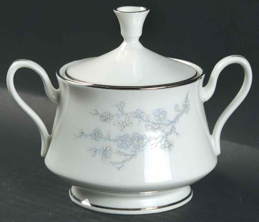 Twilight Dell Sugar Bowl & Lid by Oxford (Div of Lenox)-1