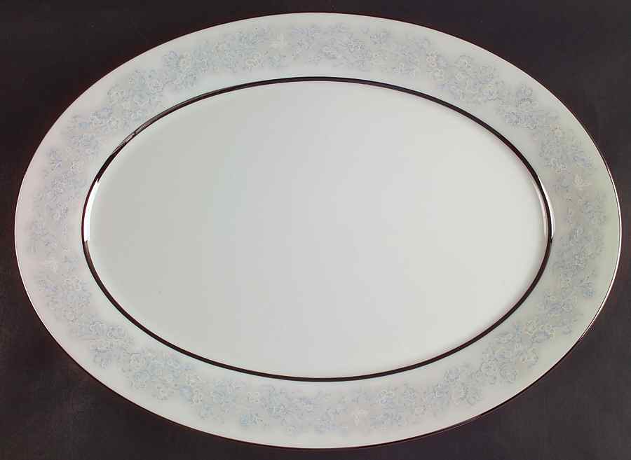 Twilight Dell 16" Oval Serving Platter by Oxford (Div of Lenox)-1