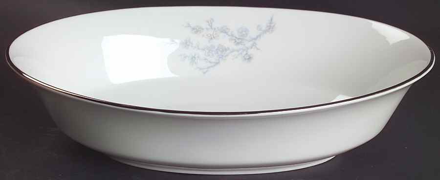 Twilight Dell 10" Oval Vegetable Bowl by Oxford (Div of Lenox)-1