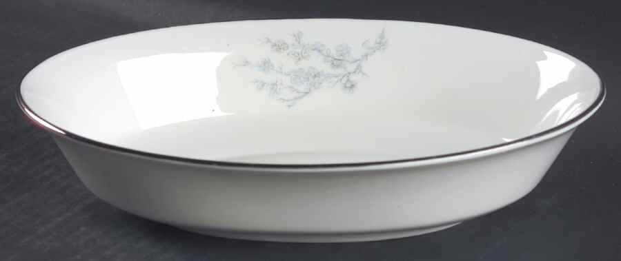 Twilight Dell 8" Oval Vegetable Bowl by Oxford (Div of Lenox)-1