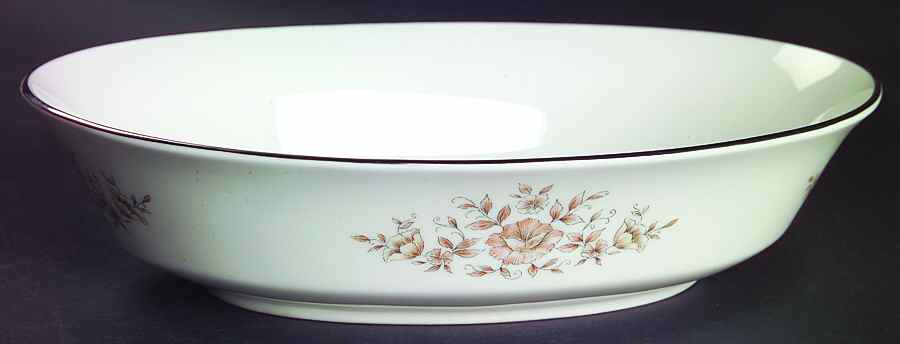Wakefield 10" Oval Vegetable Bowl by Oxford (Div of Lenox)-1