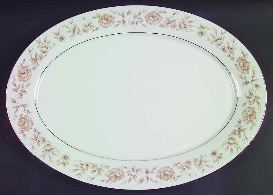 Wakefield 16" Oval Serving Platter by Oxford (Div of Lenox)-1