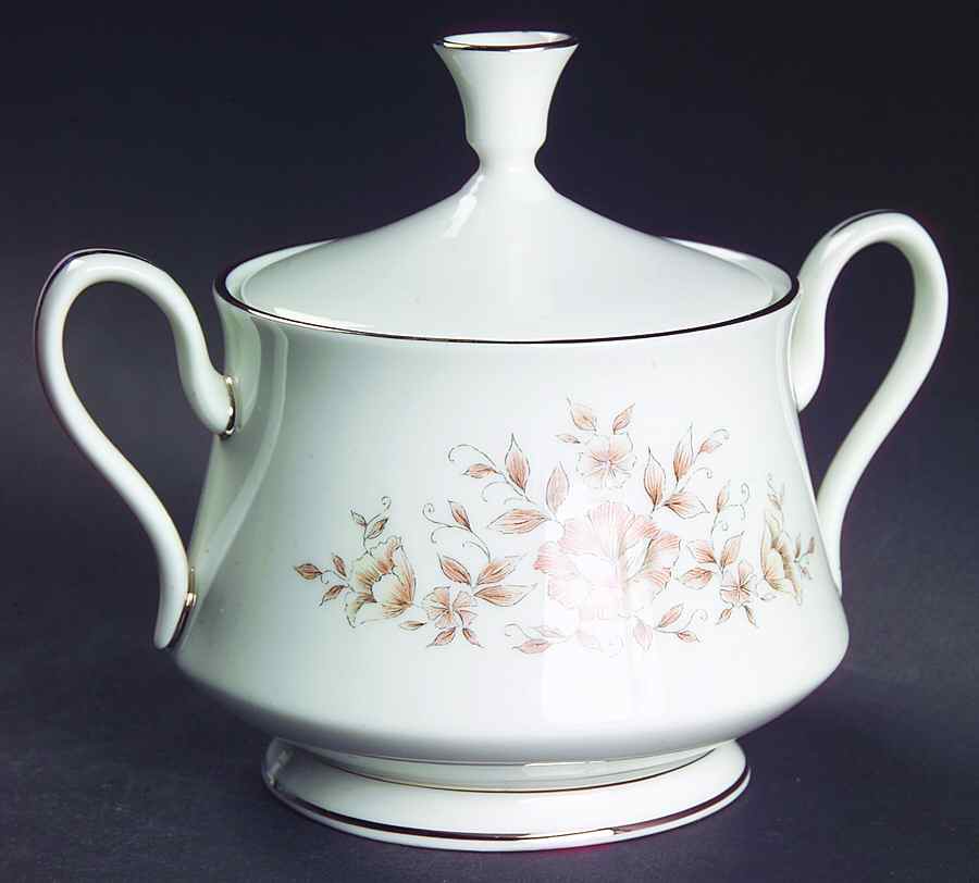 Wakefield Sugar Bowl & Lid by Oxford (Div of Lenox)-1