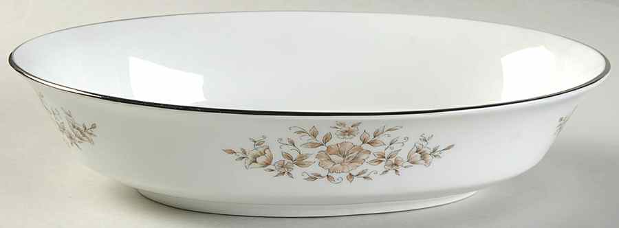 Wakefield 8" Oval Vegetable Bowl by Oxford (Div of Lenox)-1