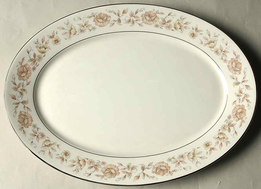 Wakefield 13" Oval Serving Platter by Oxford (Div of Lenox)-1