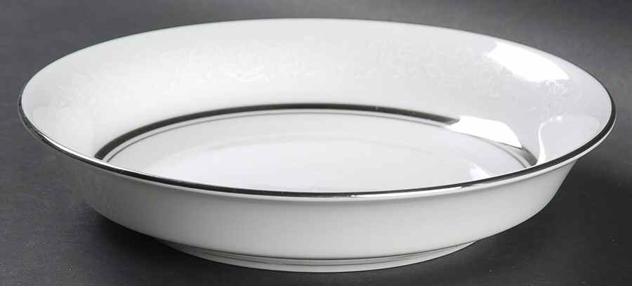 White Echo Coupe Soup Bowl by Oxford (Div of Lenox)-1