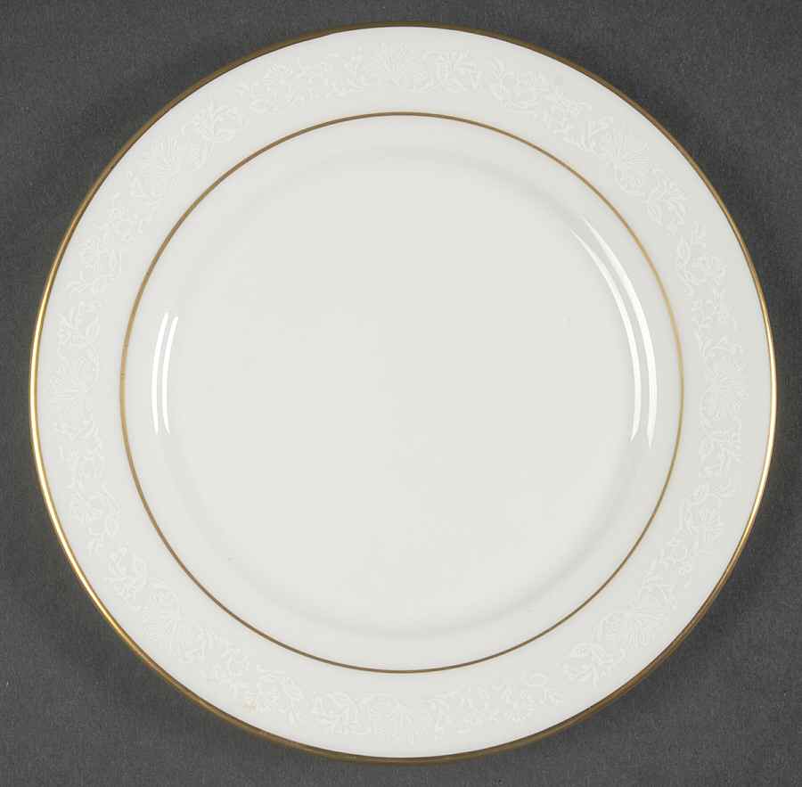 White Lace Bread & Butter Plate by Oxford (Div of Lenox)-1