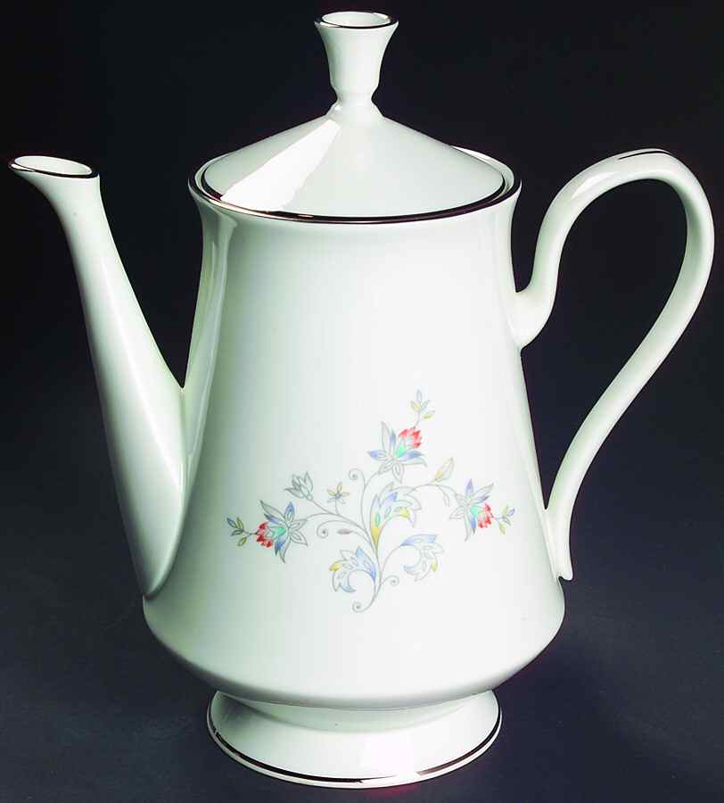 Windflower Coffee Pot & Lid by Oxford (Div of Lenox)-1