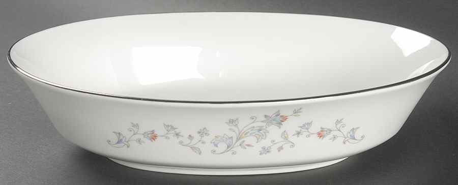 Windflower 10" Oval Vegetable Bowl by Oxford (Div of Lenox)-1