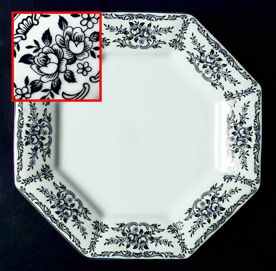 Spanish Lace Dinner Plate by Octagonal Originals-1