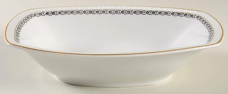 OHM1 9" Oval Vegetable Bowl by Hermann Ohme-1