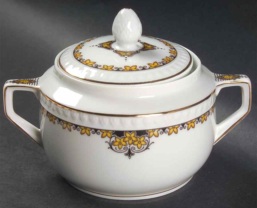 OHM2 Sugar Bowl & Lid by Hermann Ohme-1