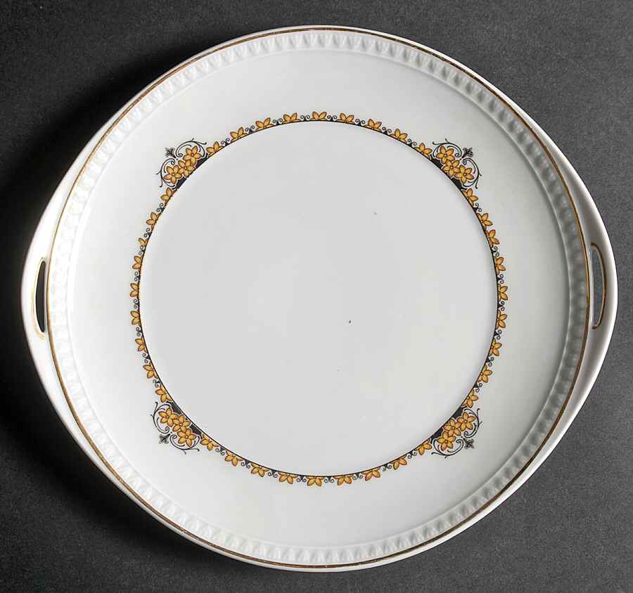 OHM2 Handled Cake Plate by Hermann Ohme-1