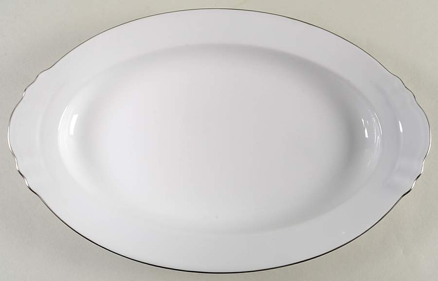 Clelia 14" Oval Serving Platter by Okura-1