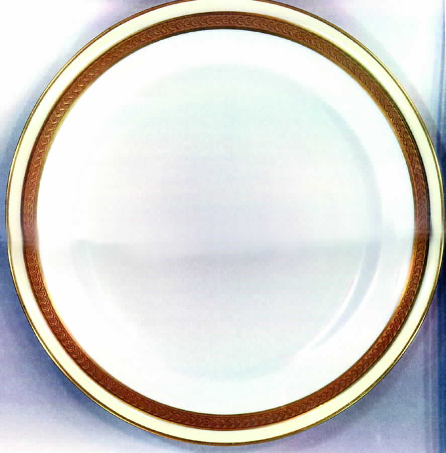 Crown Salad Plate by Okura-1