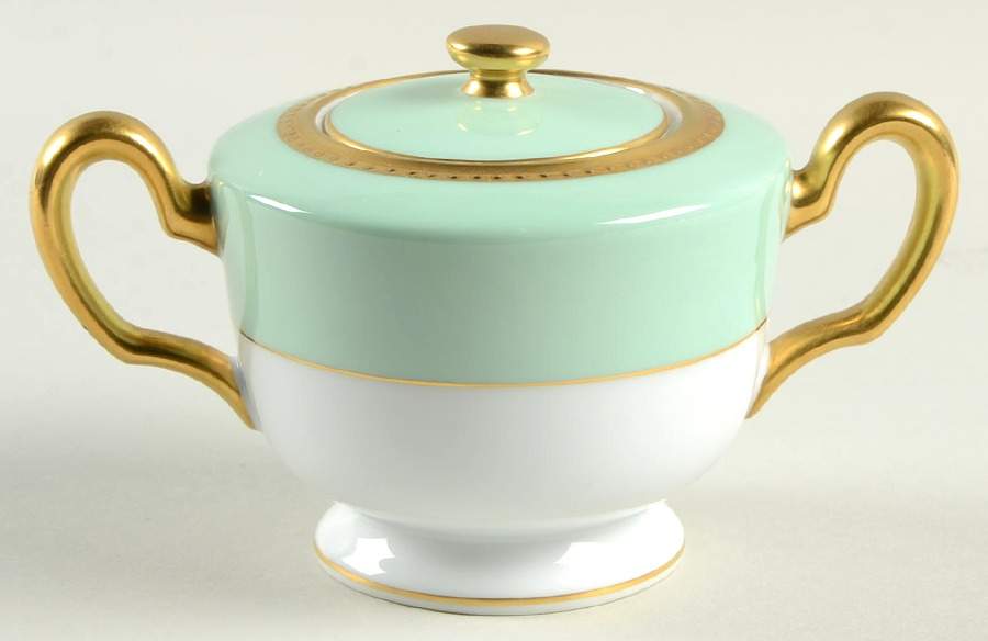 Maygreen Sugar Bowl & Lid by Okura-1