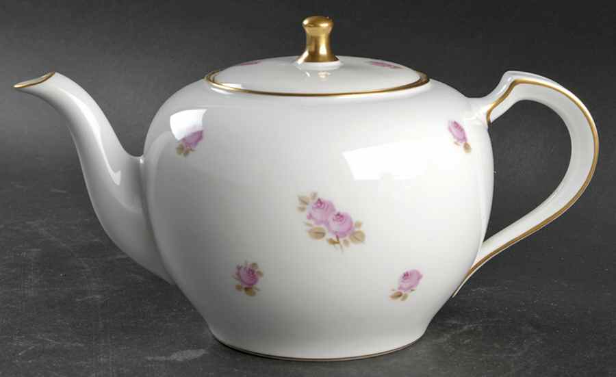 Rose Teapot & Lid by Okura-1