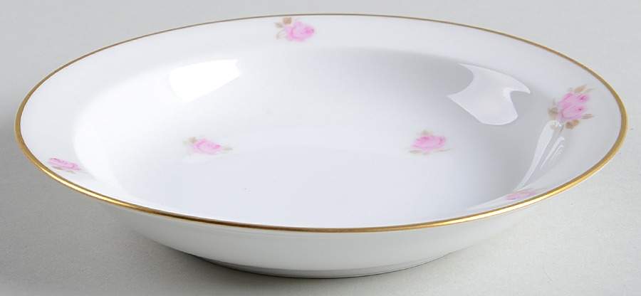 Rose Rim Fruit/Dessert (Sauce) Bowl by Okura-1