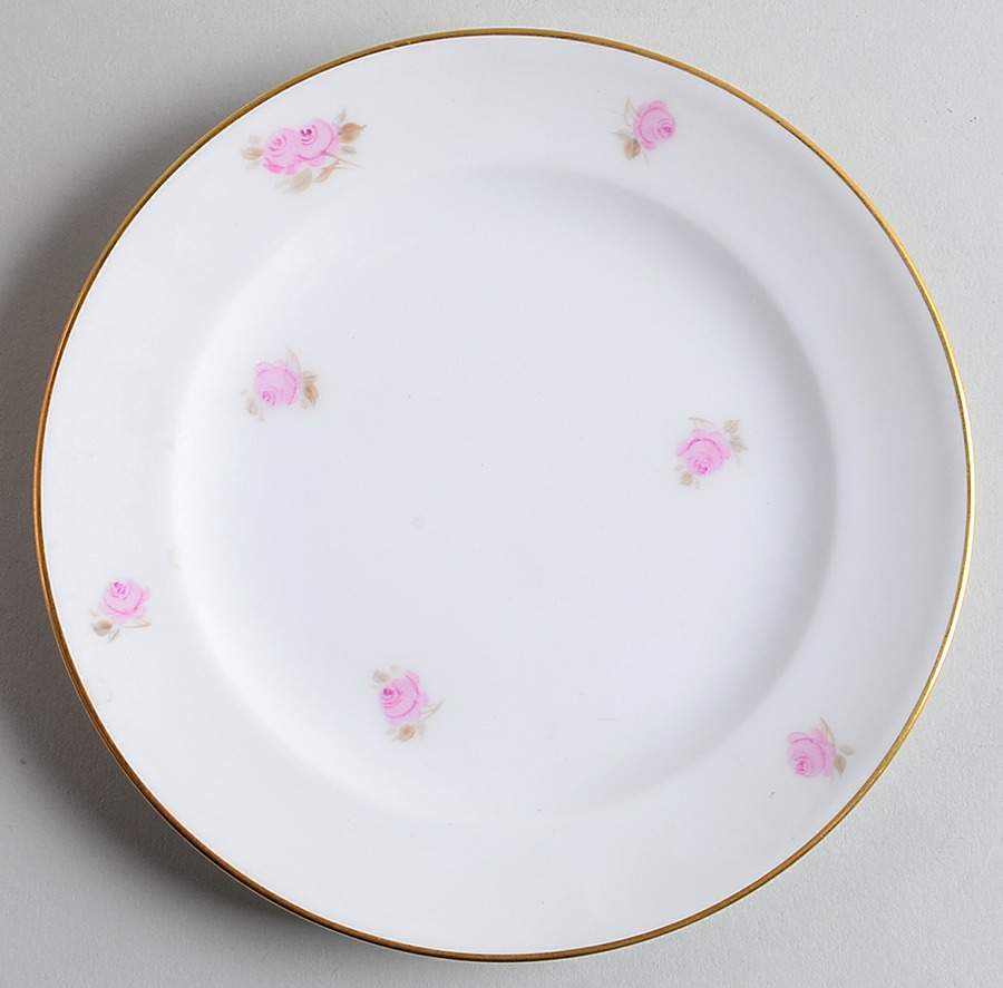 Rose Bread & Butter Plate by Okura-1