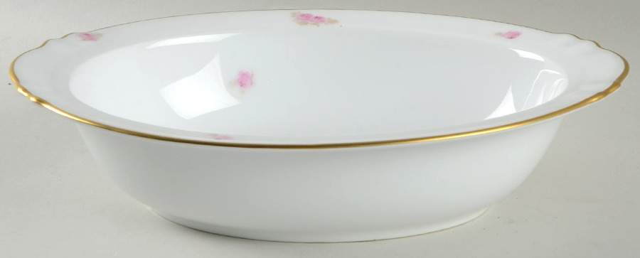 Rose 10" Oval Vegetable Bowl by Okura-1