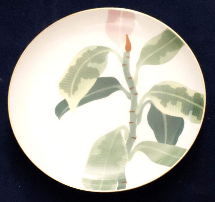 Rubber Tree Salad Plate by Okura-1