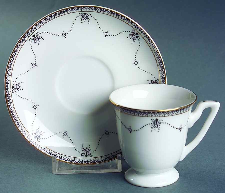 OKW1 Footed Demitasse Cup & Saucer Set by Okwan-1
