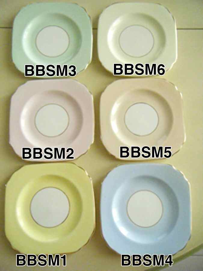 3239 Square Bread & Butter Plate by Old Royal (England)-1