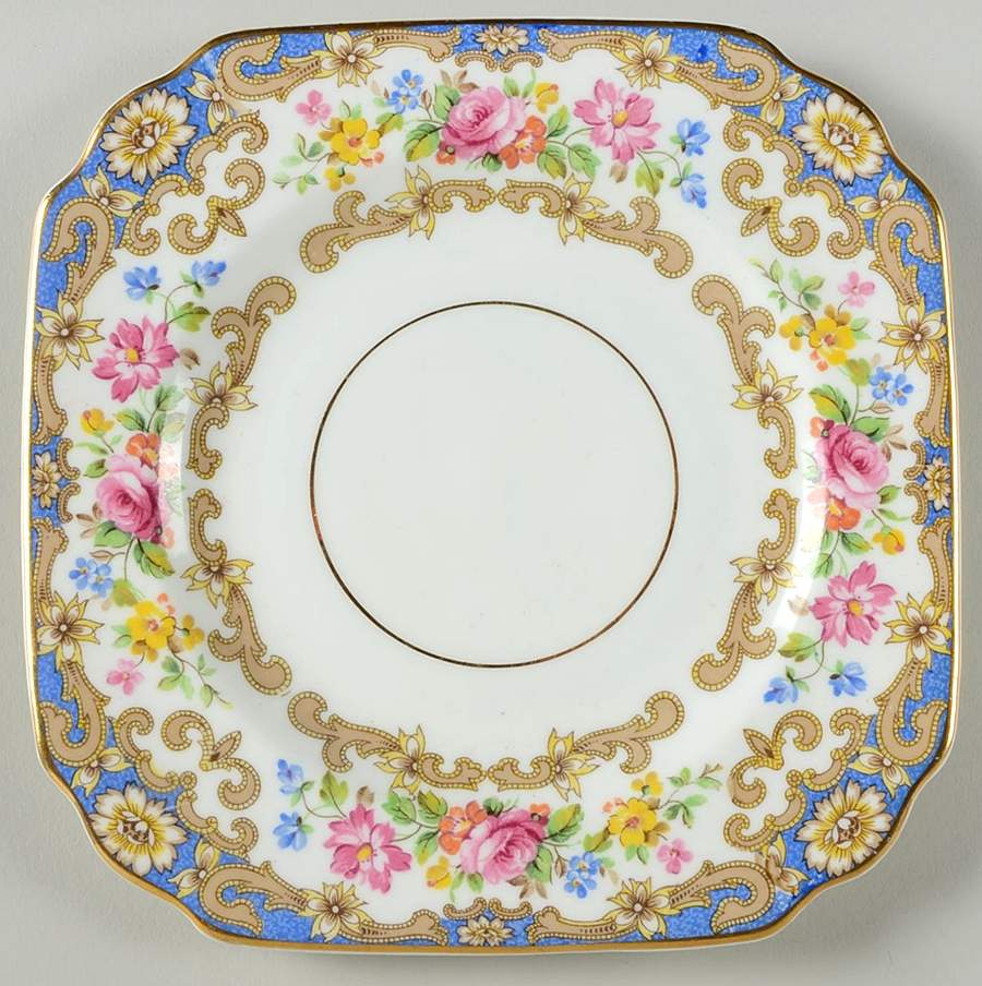 2854 Square Bread & Butter Plate by Old Royal (England)-1
