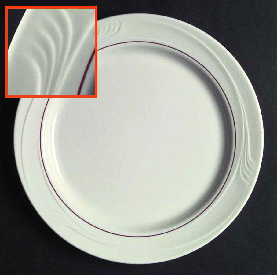 Accent Burgundy Dinner Plate by Oneida-1