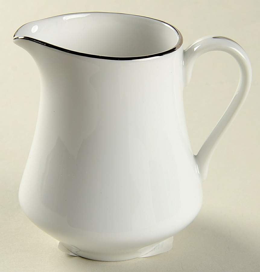 Distinction White Creamer by Oneida-1