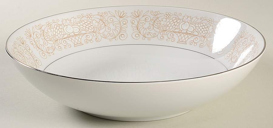 Golden Glow 9" Round Vegetable Bowl by Oneida-1