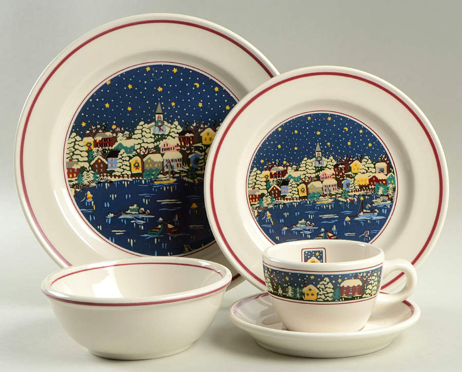 Holiday Harbor 5 Piece Place Setting by Oneida-1