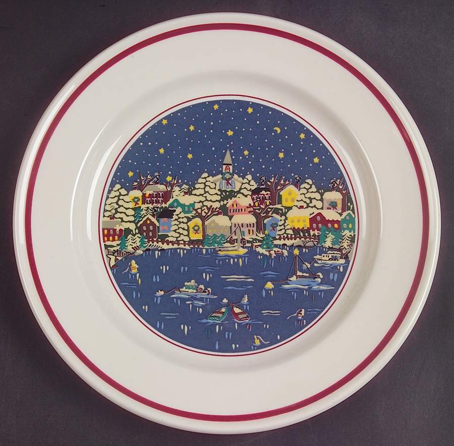 Holiday Harbor Salad Plate by Oneida-1