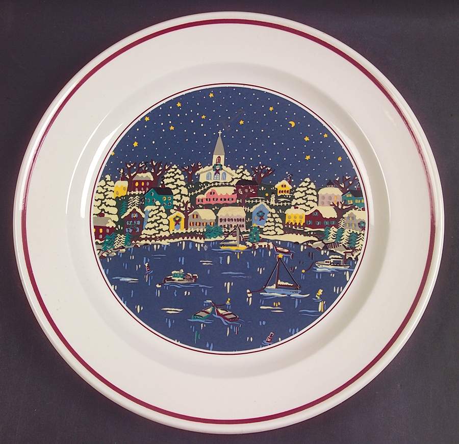 Holiday Harbor 11" Chop Plate (Round Platter) by Oneida-1
