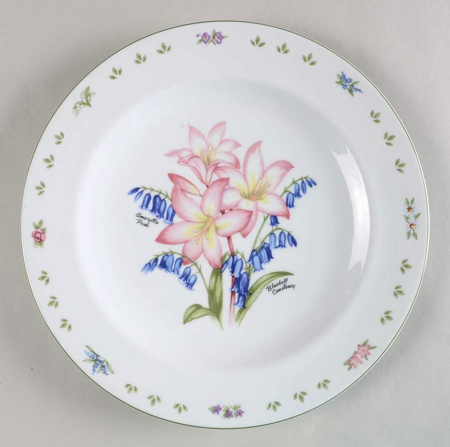 Romance of Flowers Dinner Plate by Oneida-1