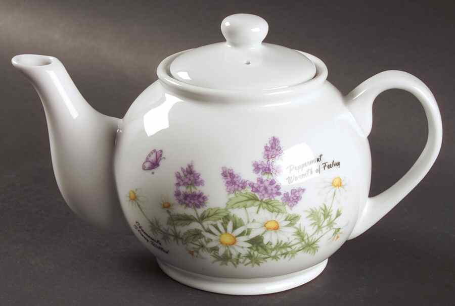 Romance of Flowers Teapot & Lid by Oneida-1