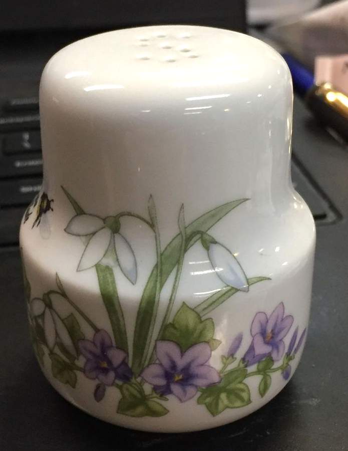 Romance of Flowers Salt Shaker by Oneida-1