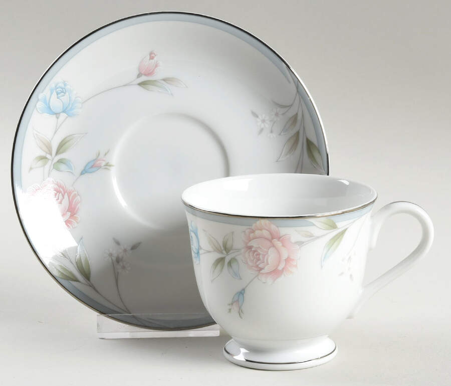 Lycee Footed Cup & Saucer Set by Oneida-1