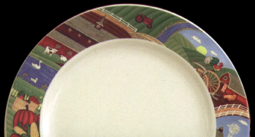 Morning On The Farm Dinner Plate by Oneida-1