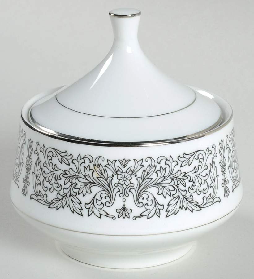Spanish Lace Sugar Bowl & Lid by Oneida-1